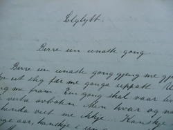 Solglytt 1909 : Berre ein einaste gong