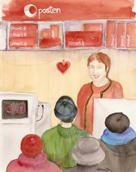 17) Luggeføre - Julepostkø