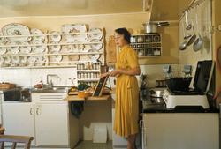 "Erigerons have". Kjøkkenet i Thaulows hjem.