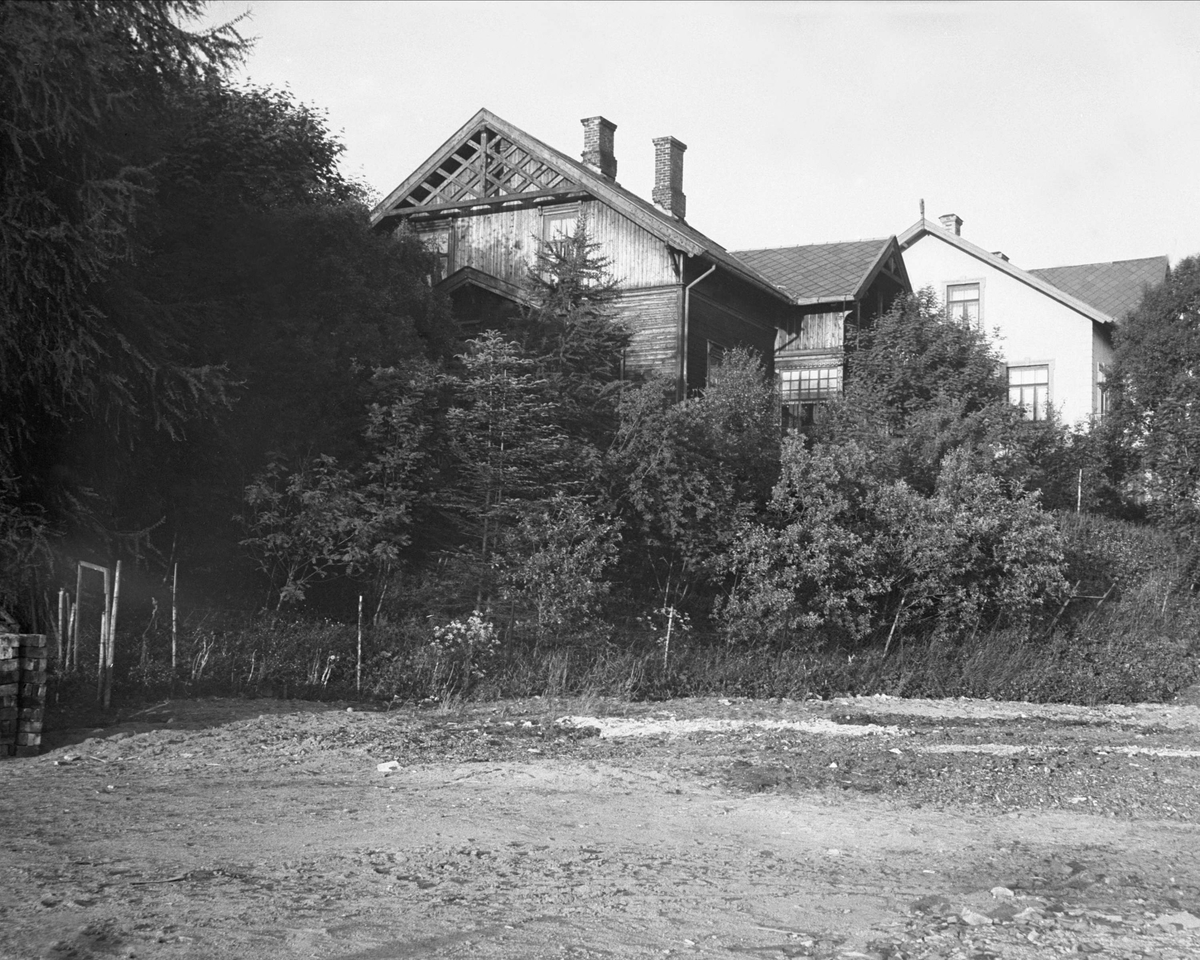 Elverhøj i Trondheim, Fritjof Arentz' barndomshjem, fotografert i juli 1925.