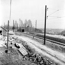 Jernbanelinje. 1956.
