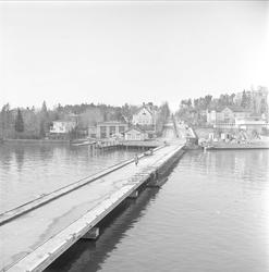 Bygdøy, Oslo, april 1963. Veien til Dronningen.