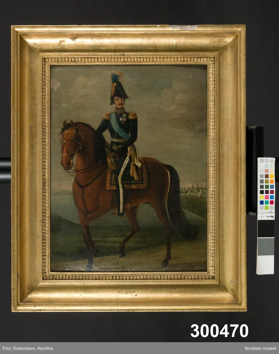 Ryttarporträtt, ryttaren Karl XIV Johan eller hans son Oscar I.