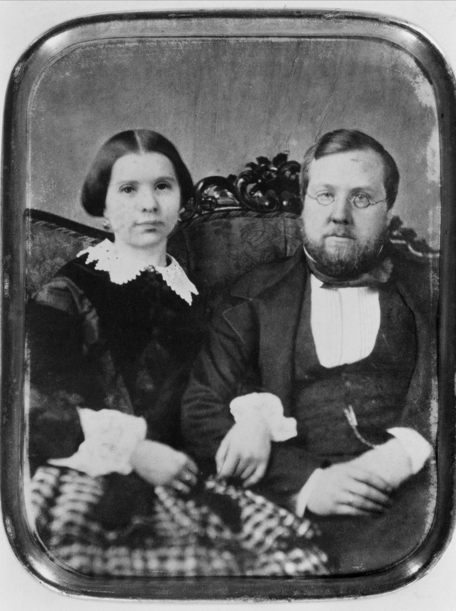 Gustaf och Lotten von Düben i början av äktenskapet. 