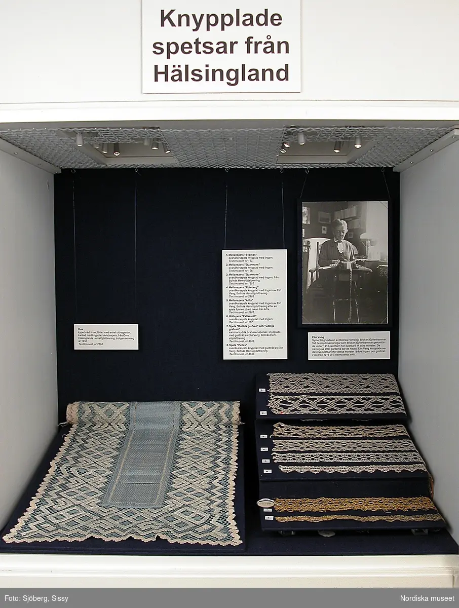 Dokumentation av Textilmuseet i Högbo.