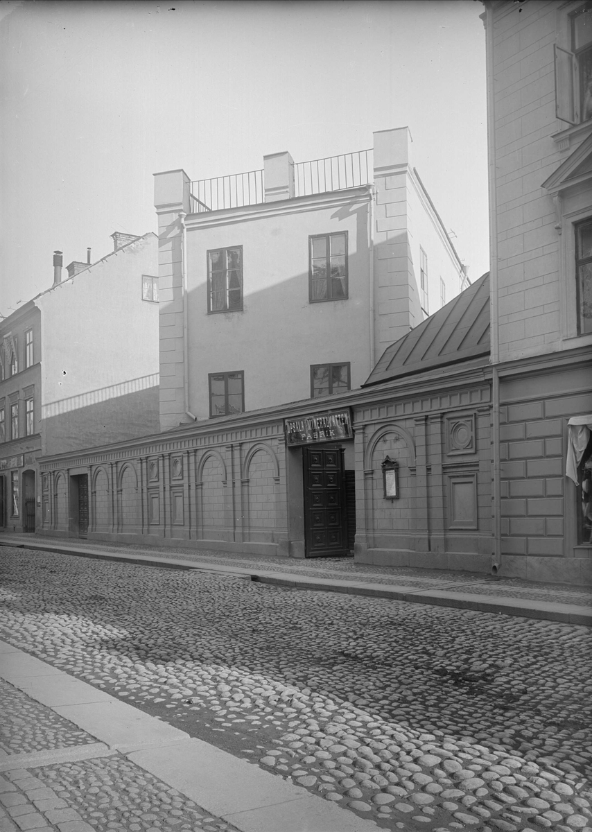 Observatoriet i kvarteret S:t Per vid Svartbäcksgatan, Dragarbrunn, Uppsala 1901 - 1902