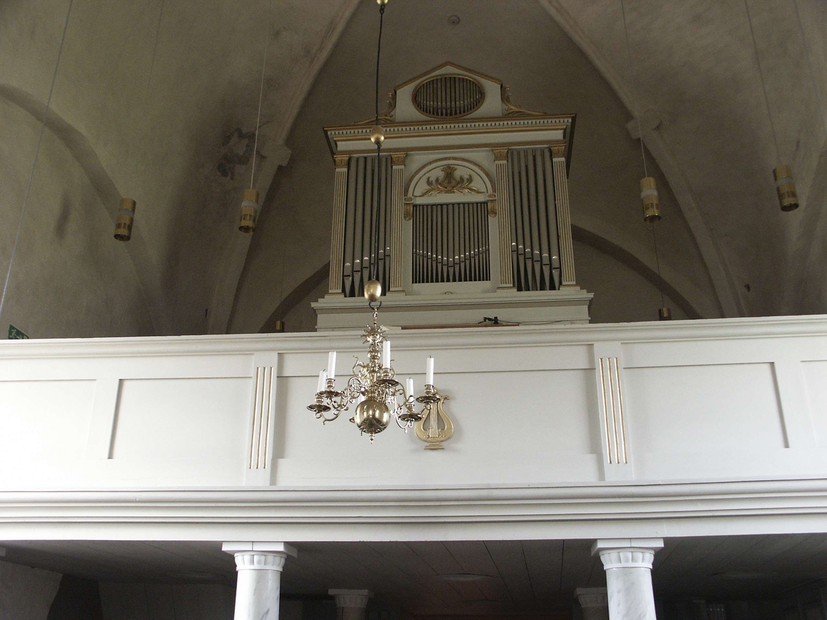 Orgelläktaren i Kalmar kyrka, Kalmar socken, Uppland 2005 