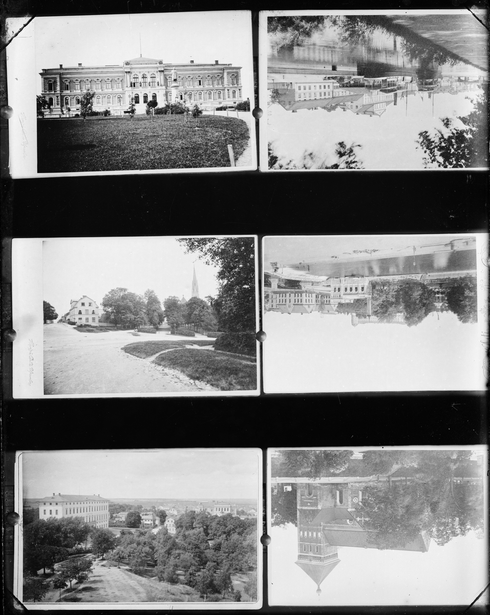 Reprofotografi - universitetsbiblioteket Carolina Rediviva, stadsdelen Kåbo, Uppsala före 1914