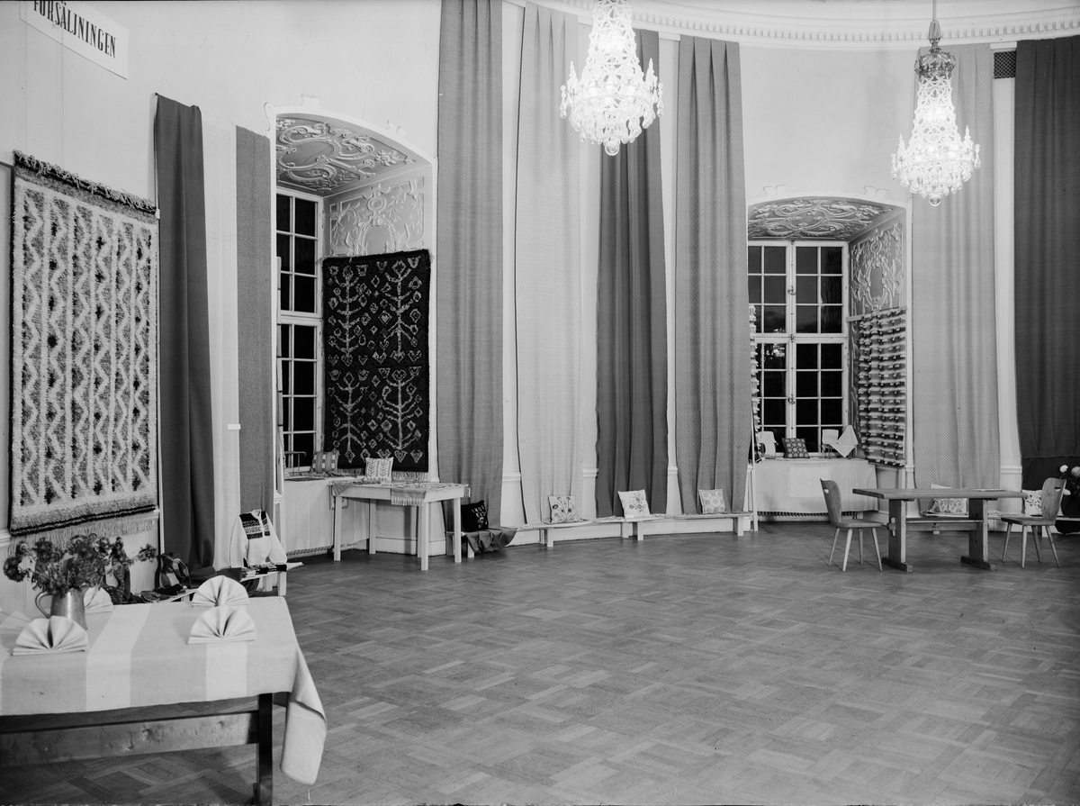 Utställning i samband med Hemslöjdsföreningens jubileum, Uppsala 1945