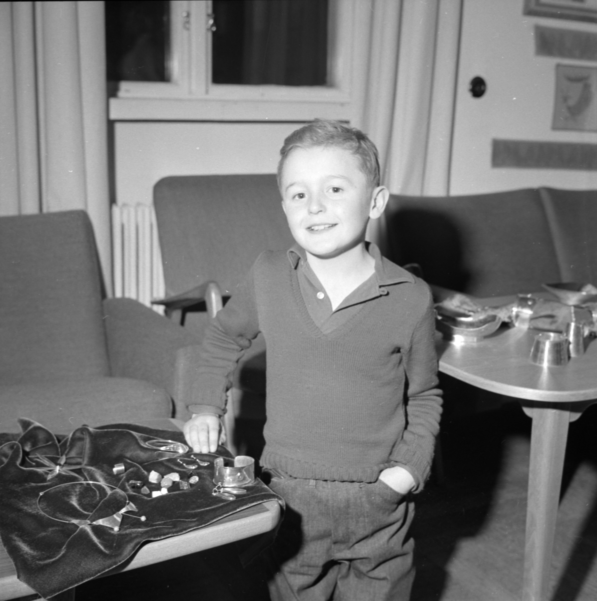 "Silversmide är hobby för 11-åring i Upsala", Uppsala april 1960.