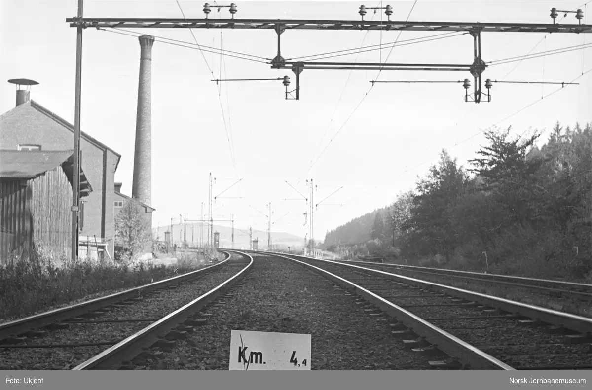 Hovedbanen : linjeføring km 4,4