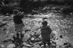 På veg til stølen på Nord-Heggdal.