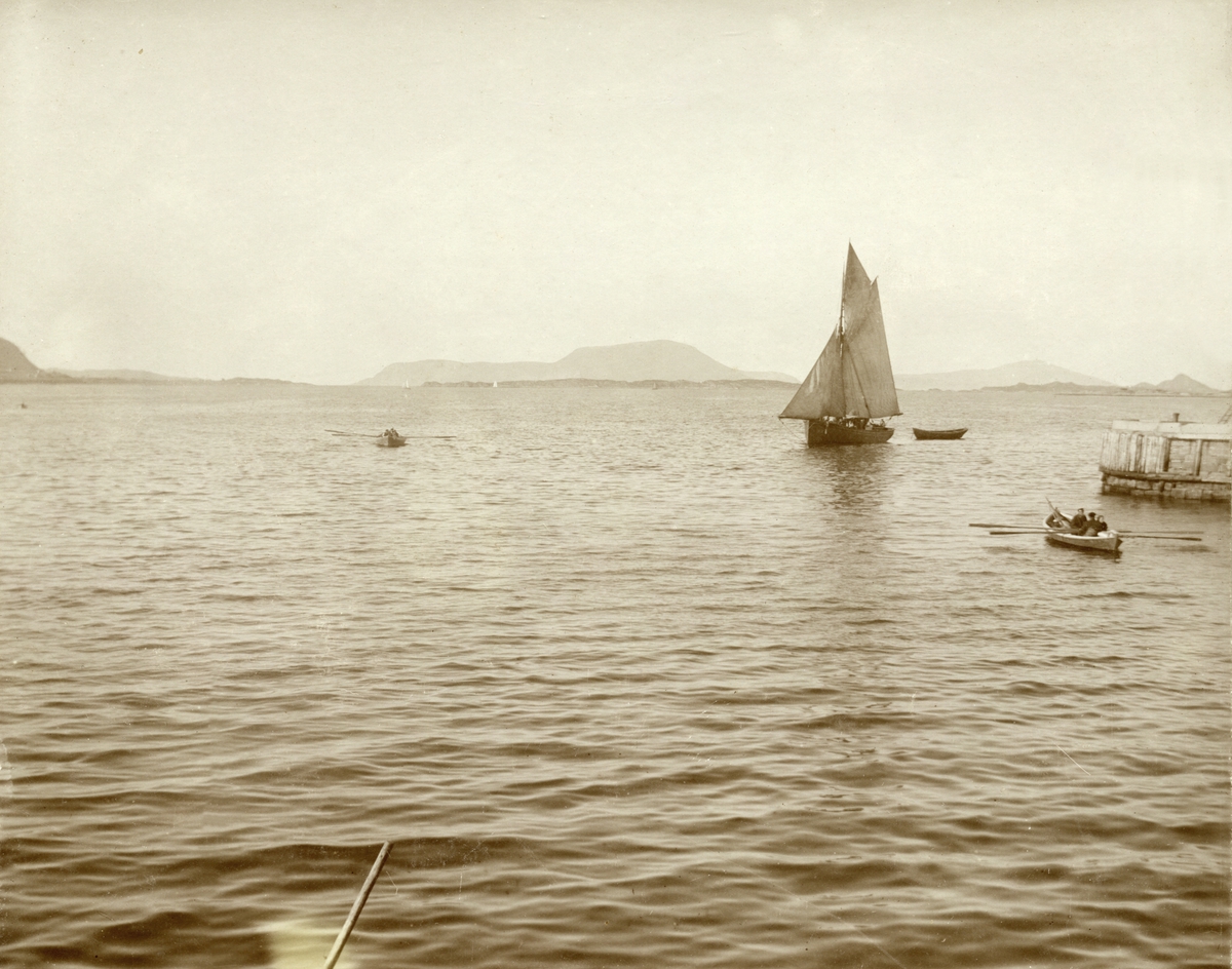 Fra regattaen i Ålesund i 1899.