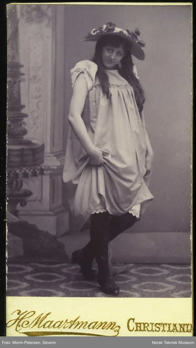 Portrett av skuespillerinne