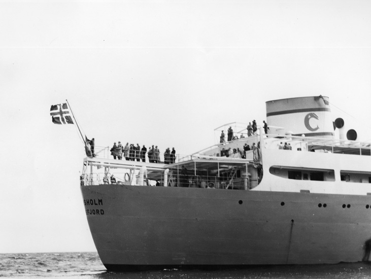Provtur med fartyget 132 M/T Thorsholm.