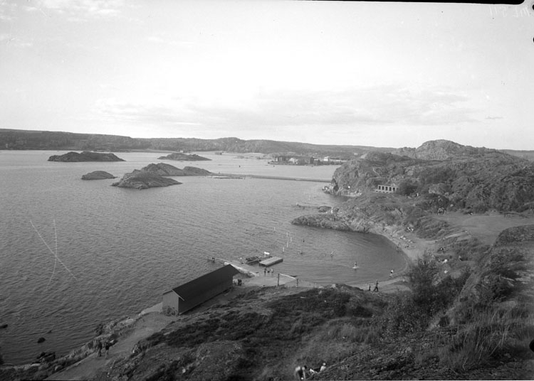 Uppgift enligt fotografen: "Uddevalla. Vy från Skeppsviken mot Sörvik."