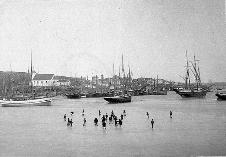 "Fiskebäckskil 1903". Bildtext till kopian i fotoalbumet.