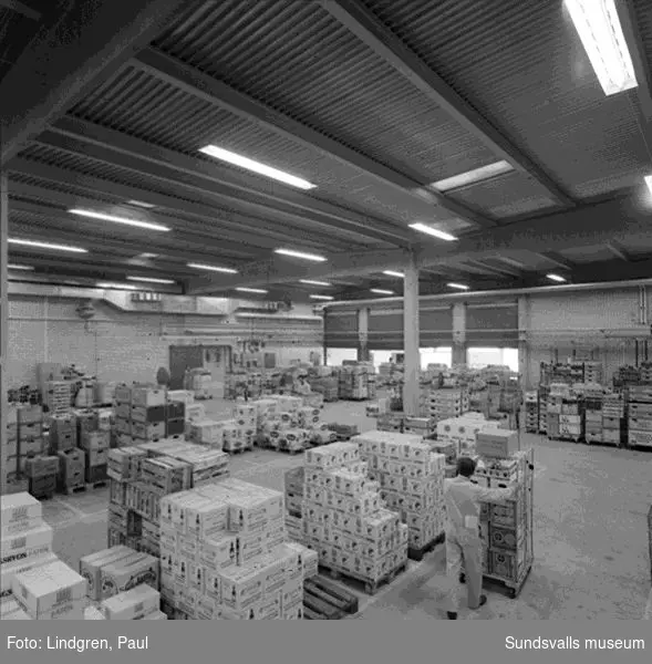 Kooperativa Förbundets lagercentral, invigd 1968-02-09.