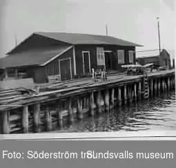 Tunadals sågverk. Foton tagna vid brandskyddsinspektion den 14 oktober 1939. Inspektionen utförd av Söderström, brandingenjör i Försäkringsaktiebolaget Skandia.