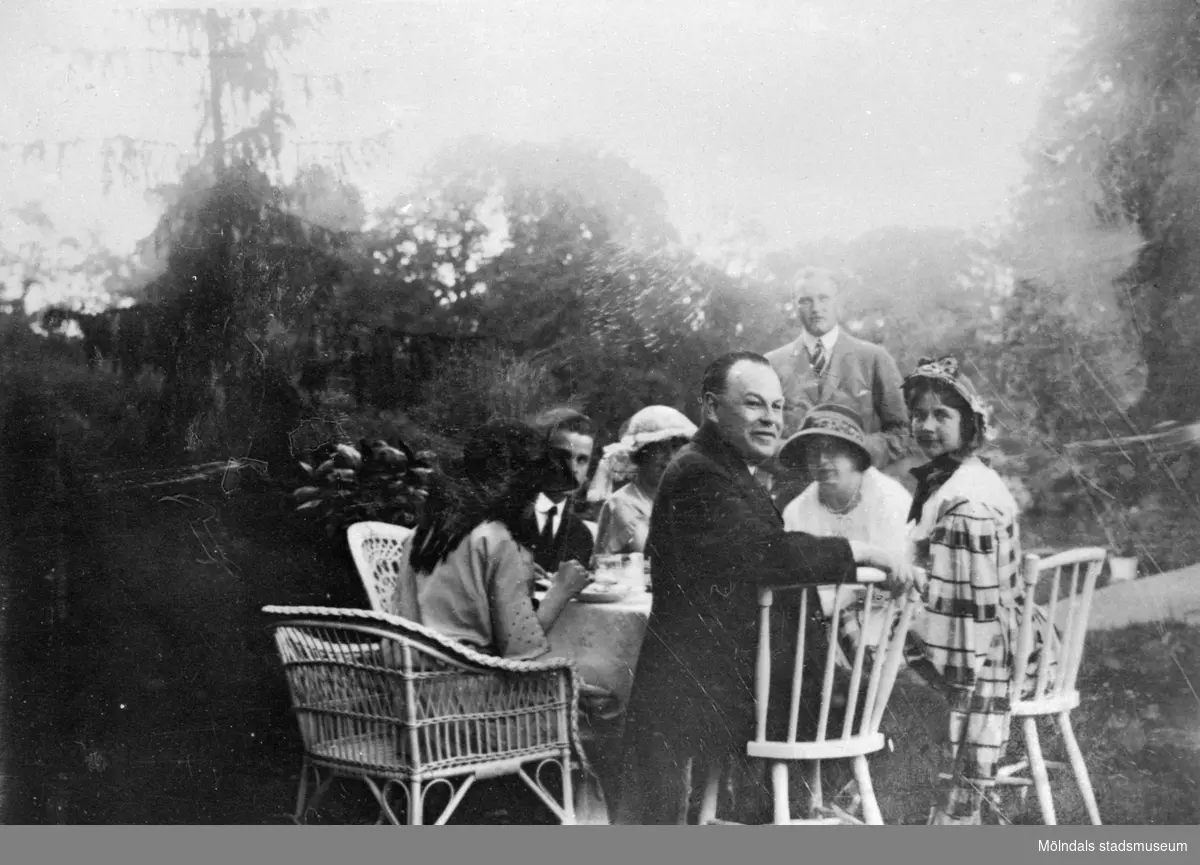 Museiförbund på besök, Gunnebo slott, 17 juli 1923.
