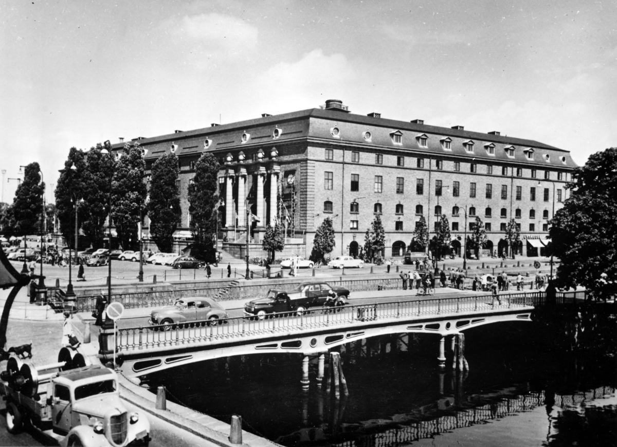 Postkontoret Göteborg 1, Drottningtorget, 1954.