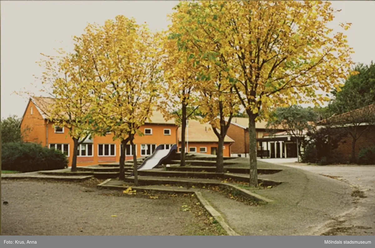 Södra skolgården i Lindome.