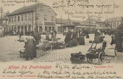 Hilsen fra Fredriksstad. Vestsidens Torv.