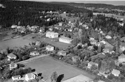 Bondelagets Folkehøgskole på Mysen i Eidsberg flyfoto 29. se