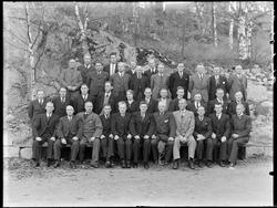 Skjeberg herredstyre 1940.
Første rad fra venstre: 
3. Ped