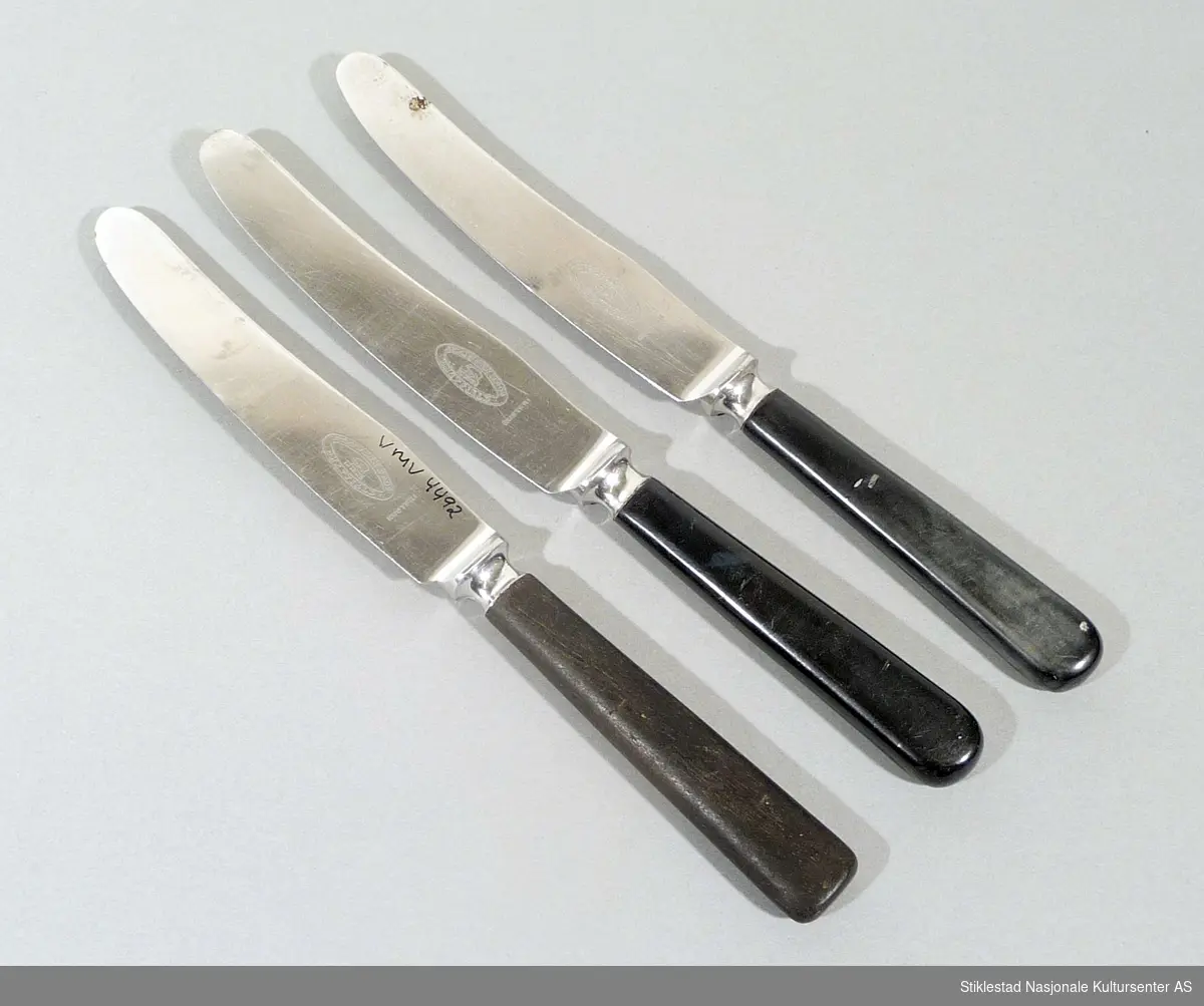 Bordkniv i rustfritt stål og plastskaft