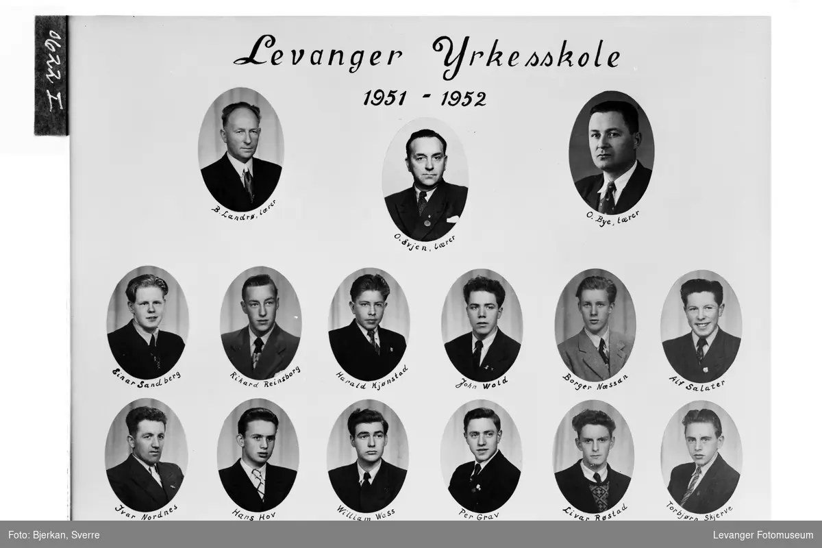 Levanger Yrkesskole, 1951-52