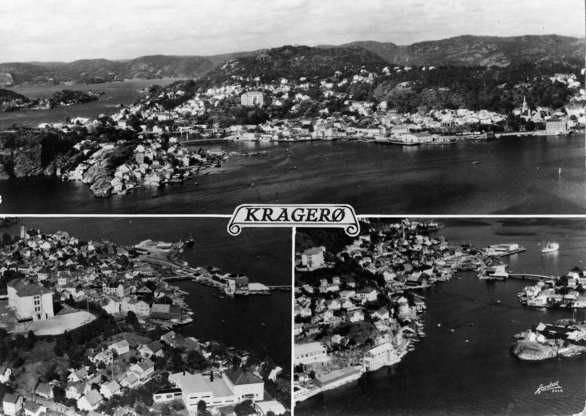 Flyfoto over Kragerø by