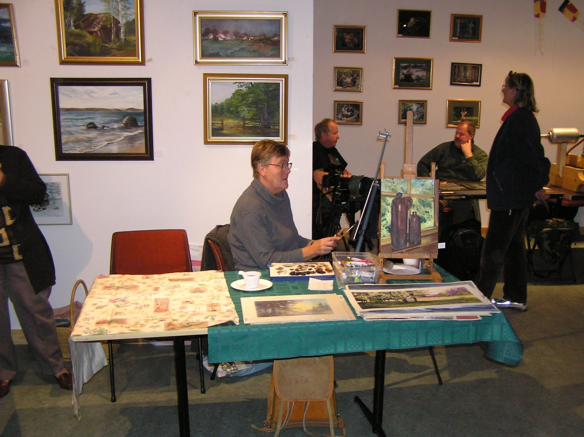 Hobbydag på Berg-Kragerø Museum. Dato 10.10.2004