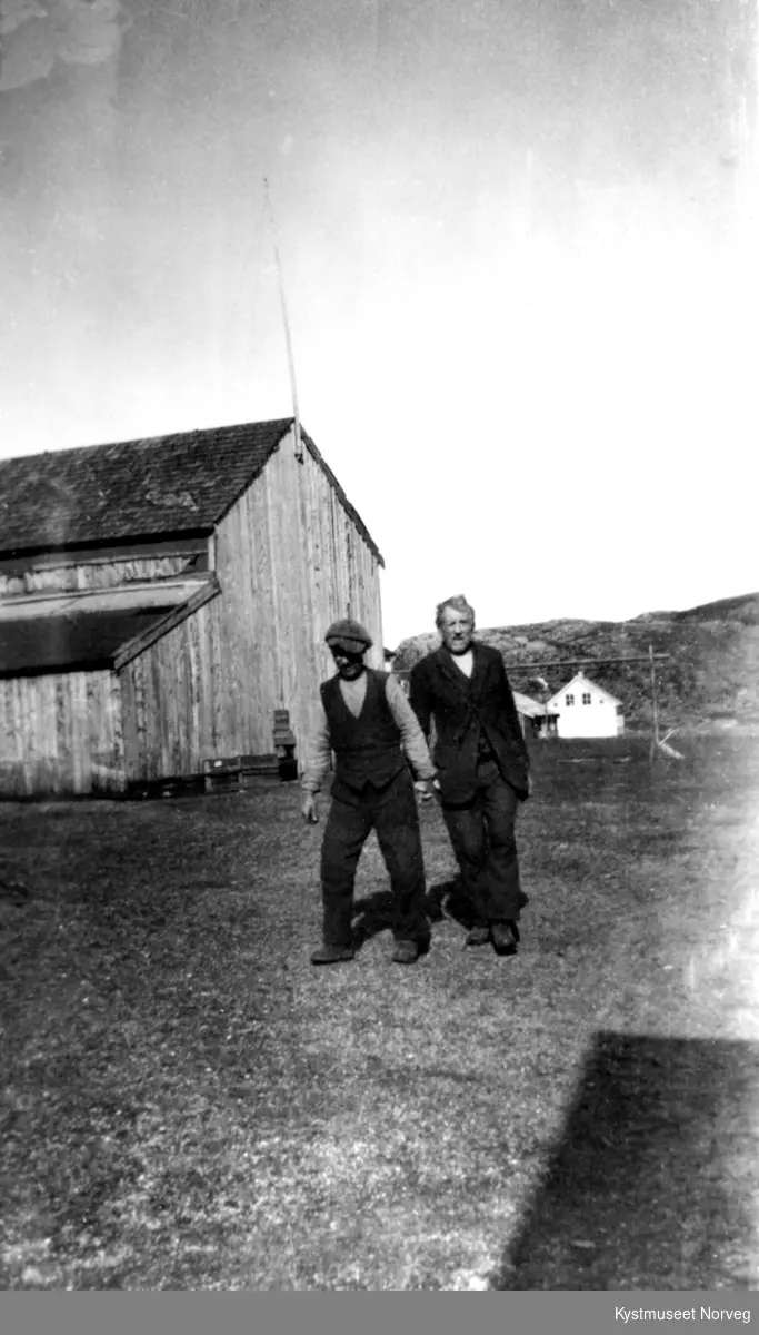 Hartvik Johansen og Edvin Gabrielsen