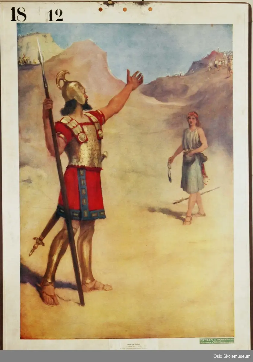 Bibelhistorie: David og Goliat.