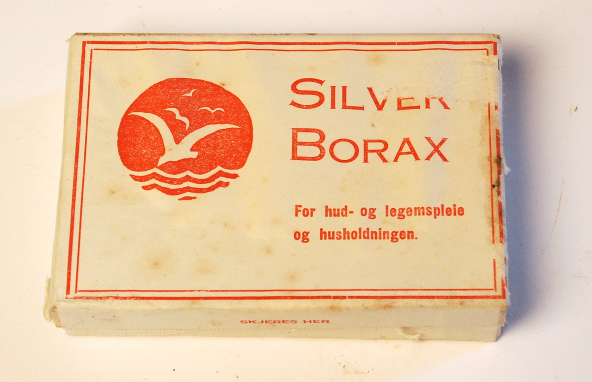 ballon vandfald Overskrift Silver-Borax Vaskemiddel - Ishavsmuseet Aarvak / DigitaltMuseum