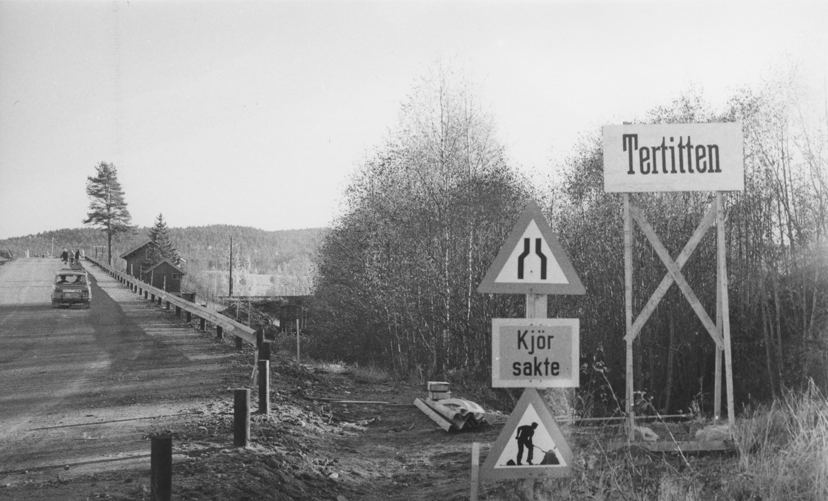 Adkomsten til det som ble Urskog-Hølandsbanens endestasjon fra 1968 ved Presterud.