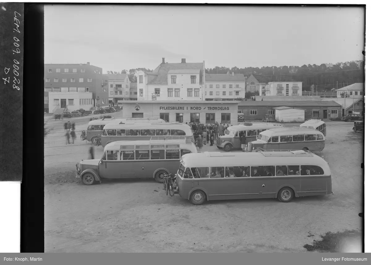 Busser i sentrum av Steinkjer