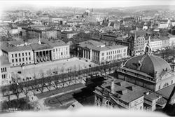 Utsikt fra Odd Fellow-bygningen, Stortingsgt. 28