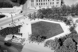 Utsikt fra Odd Fellow-gården.