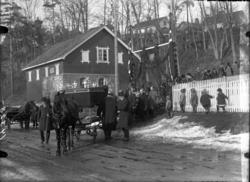 Begravelse med følge