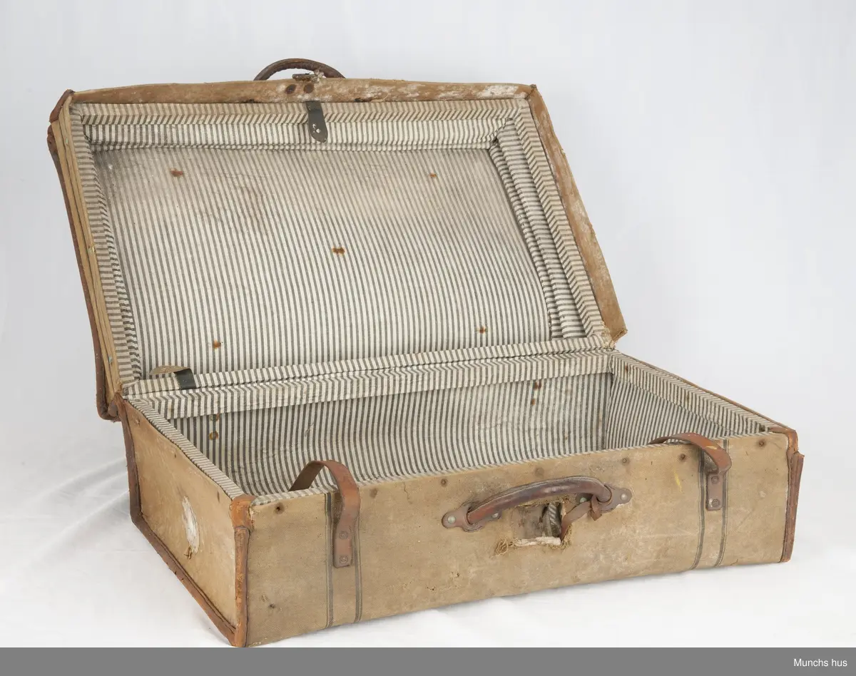 koffert med bærehåndtak