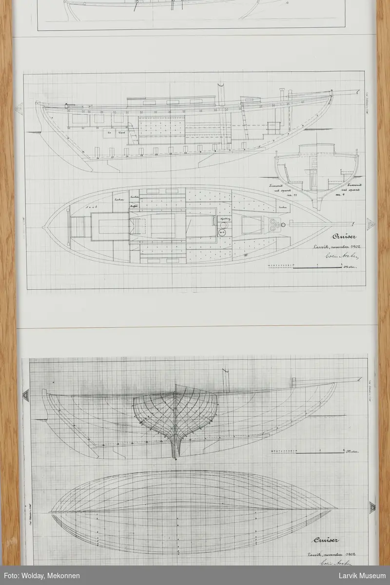 Tegninger av cruiserskip