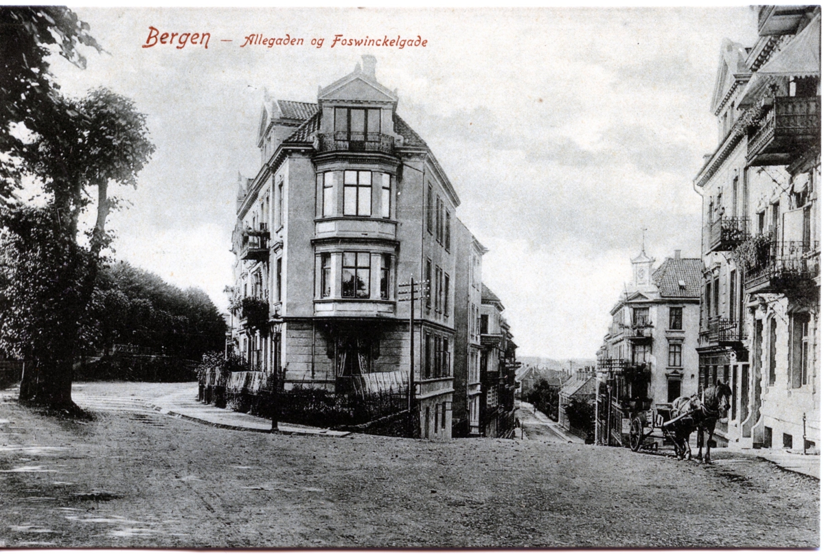 Fosswinckelsgaten og Allégaten, Bergen