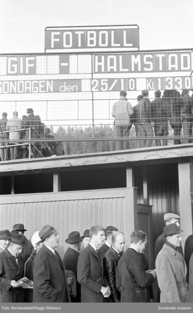Allsvensk kvalmatch i fotboll, GIF Sundsvall-Halmstad 2-0.