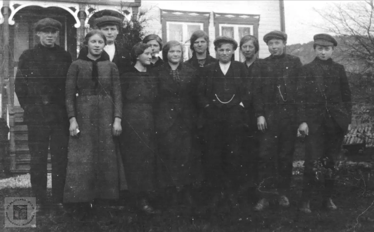 Framhaldskolen Øyslebø 1916-1917