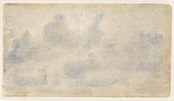 Skystudie [Akvarell på papir]