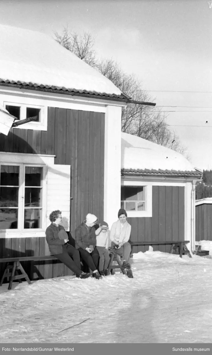 Vinterbilder från Sundsvallstrakten till ett reportage om hur man firar fettistagen. Skidåkning, friluftsliv och semlor.