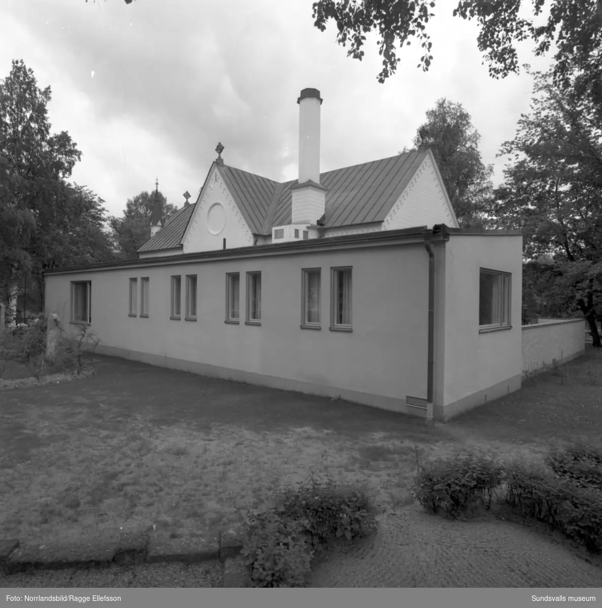 Gustav Adolfs gravkapell på Västermalm. Exteriörbilder.
