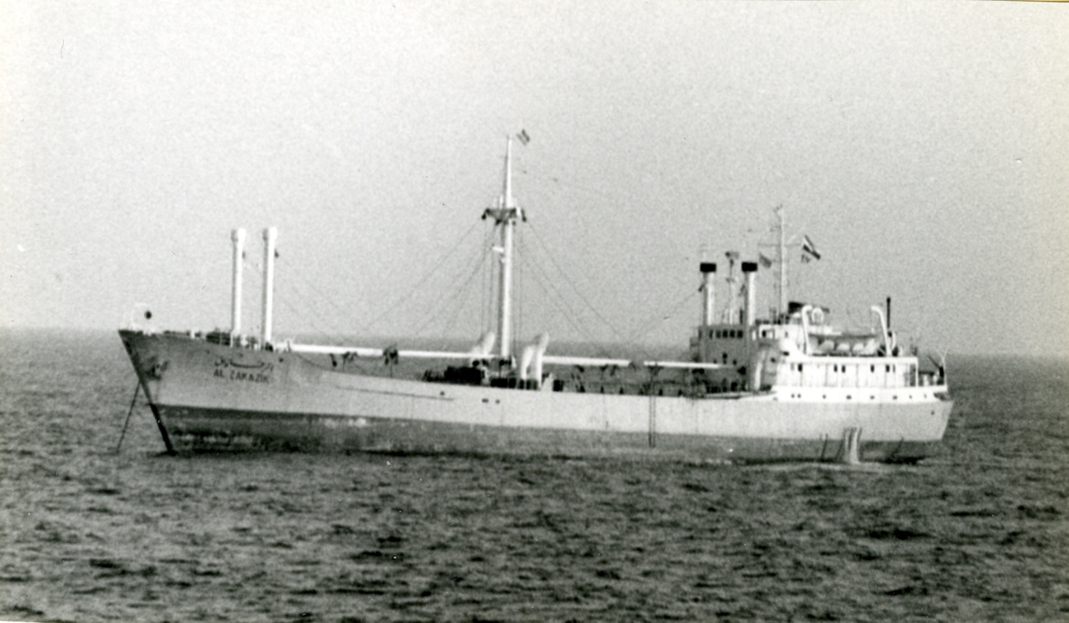 Ägare:/1964-73/: The United Arab Maritime Co. Hemort: Alexandria.
